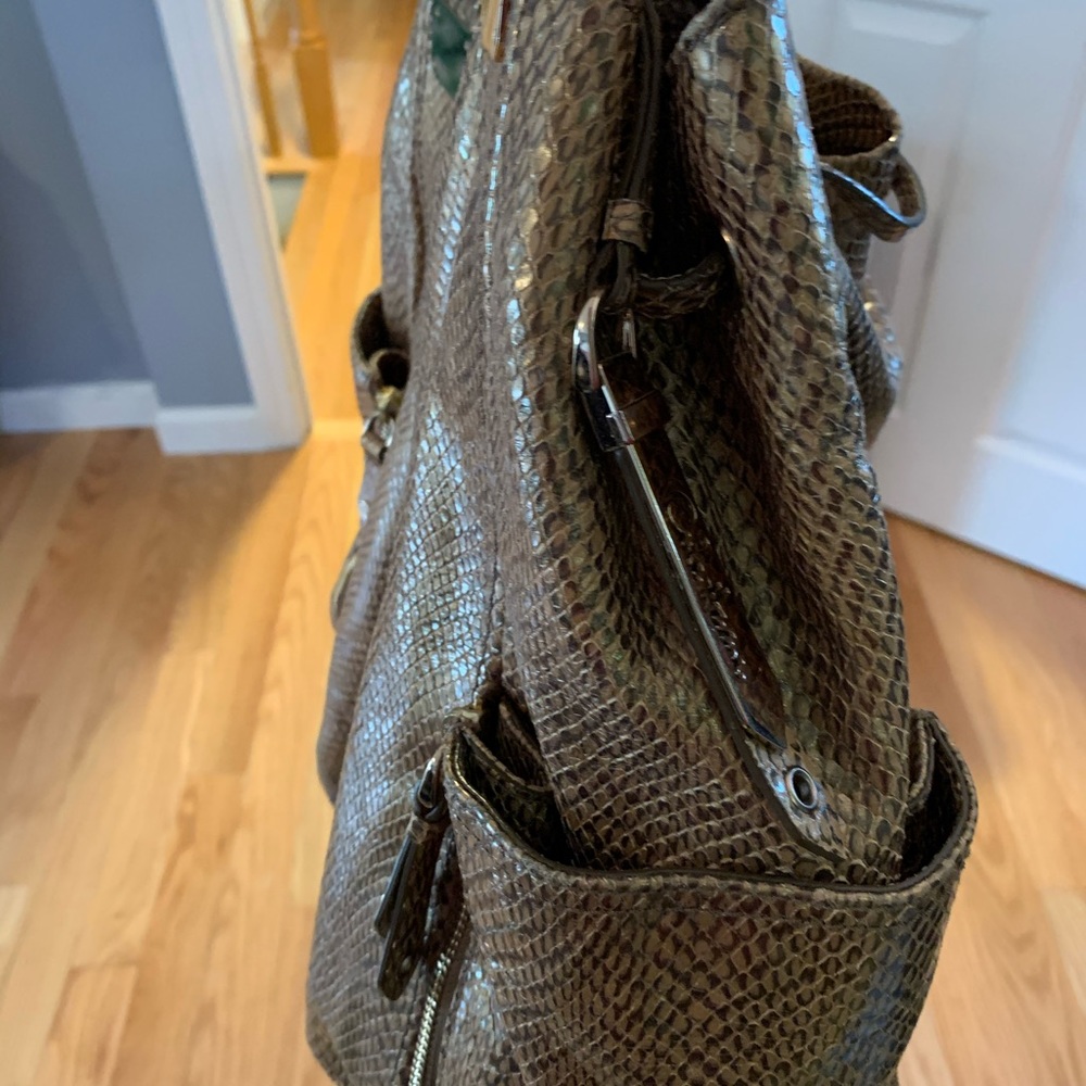 Authentic Gold Python Cole Haan Shoulder Bag! - image 6